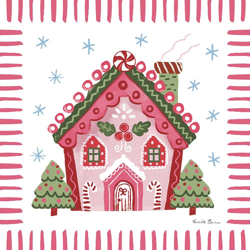 Pink Gingerbread I art print by Farida Zaman for $57.95 CAD