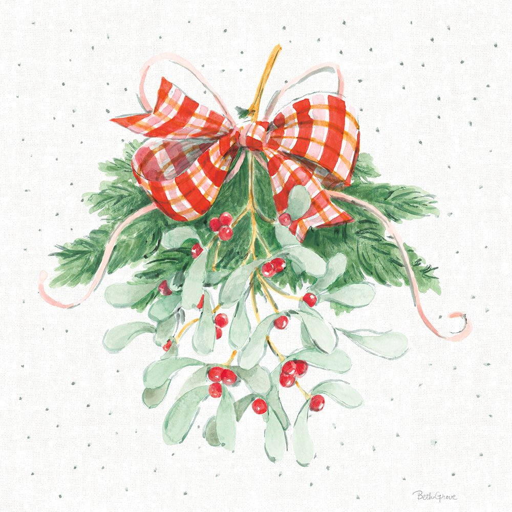 Holiday Bows I art print by Beth Grove for $57.95 CAD