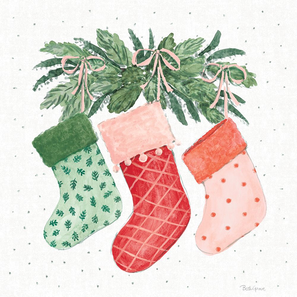 Holiday Bows II art print by Beth Grove for $57.95 CAD