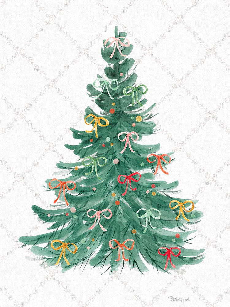 Holiday Bows IV art print by Beth Grove for $57.95 CAD