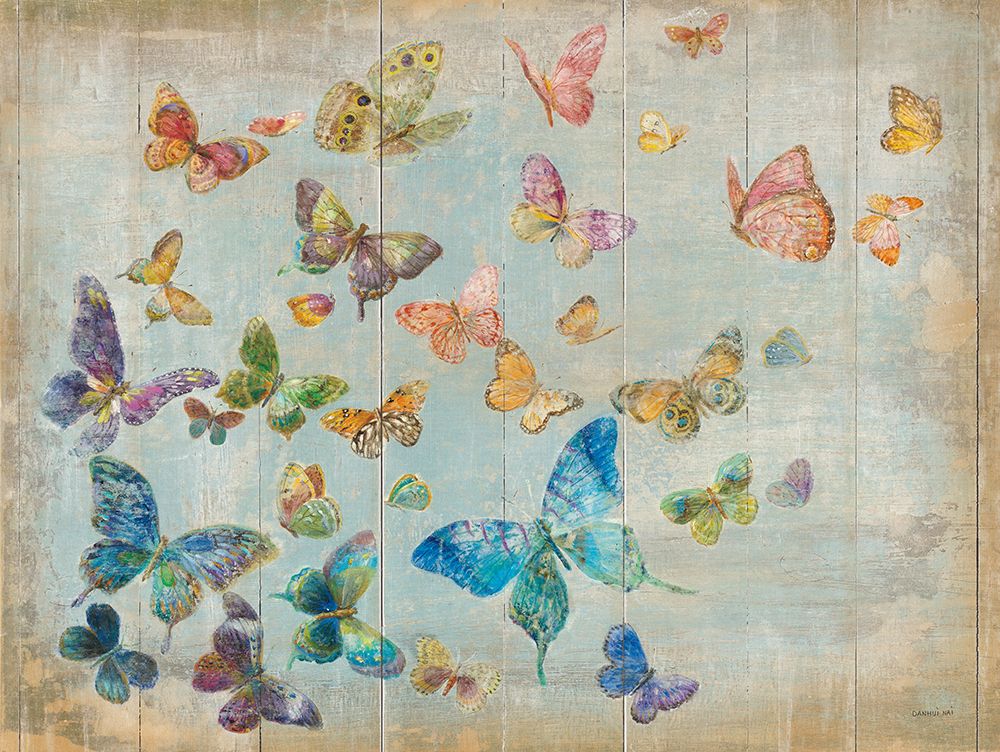 Butterflies art print by Danhui Nai for $57.95 CAD
