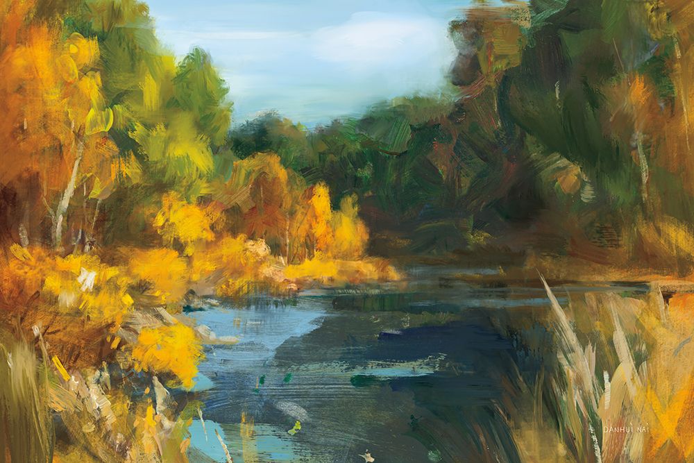 Autumn River art print by Danhui Nai for $57.95 CAD