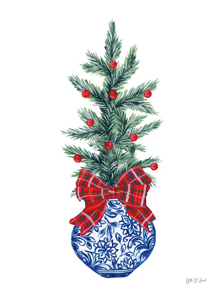 Evergreen Chinoiserie II art print by Yvette St. Amant for $57.95 CAD