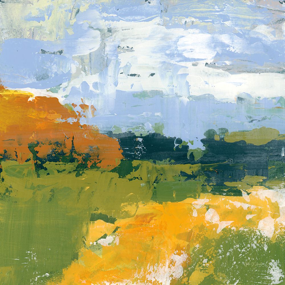 Distant Plateau I art print by Yvette St. Amant for $57.95 CAD