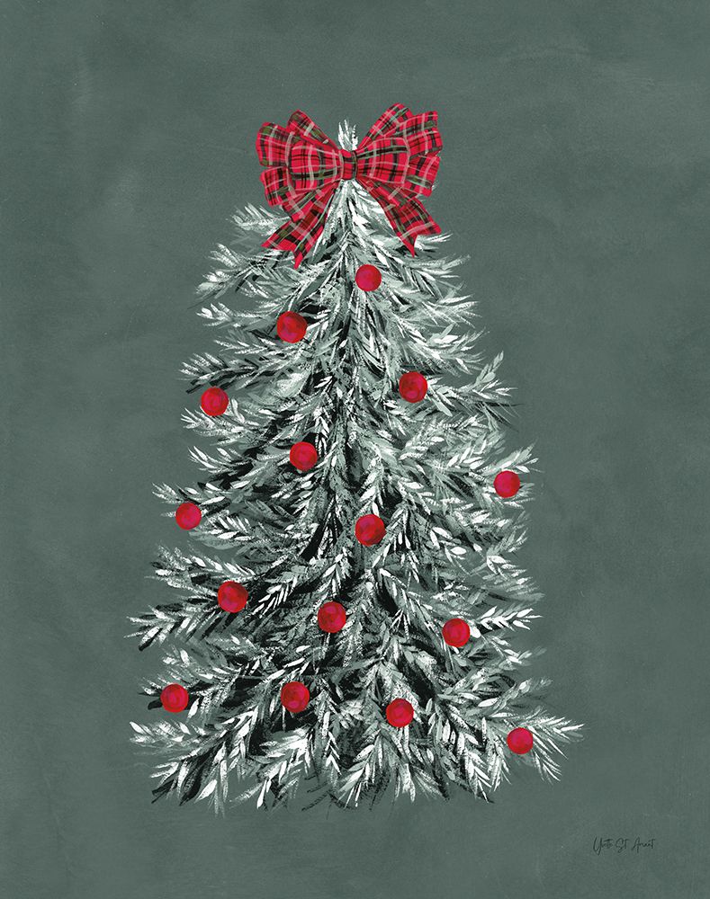 Tartan Christmas art print by Yvette St. Amant for $57.95 CAD