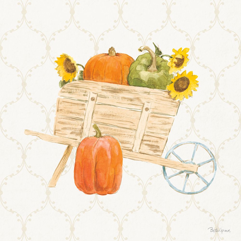 Harvest Wishes I art print by Beth Grove for $57.95 CAD