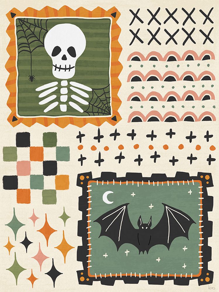 Chic or Treat II art print by Veronique Charron for $57.95 CAD