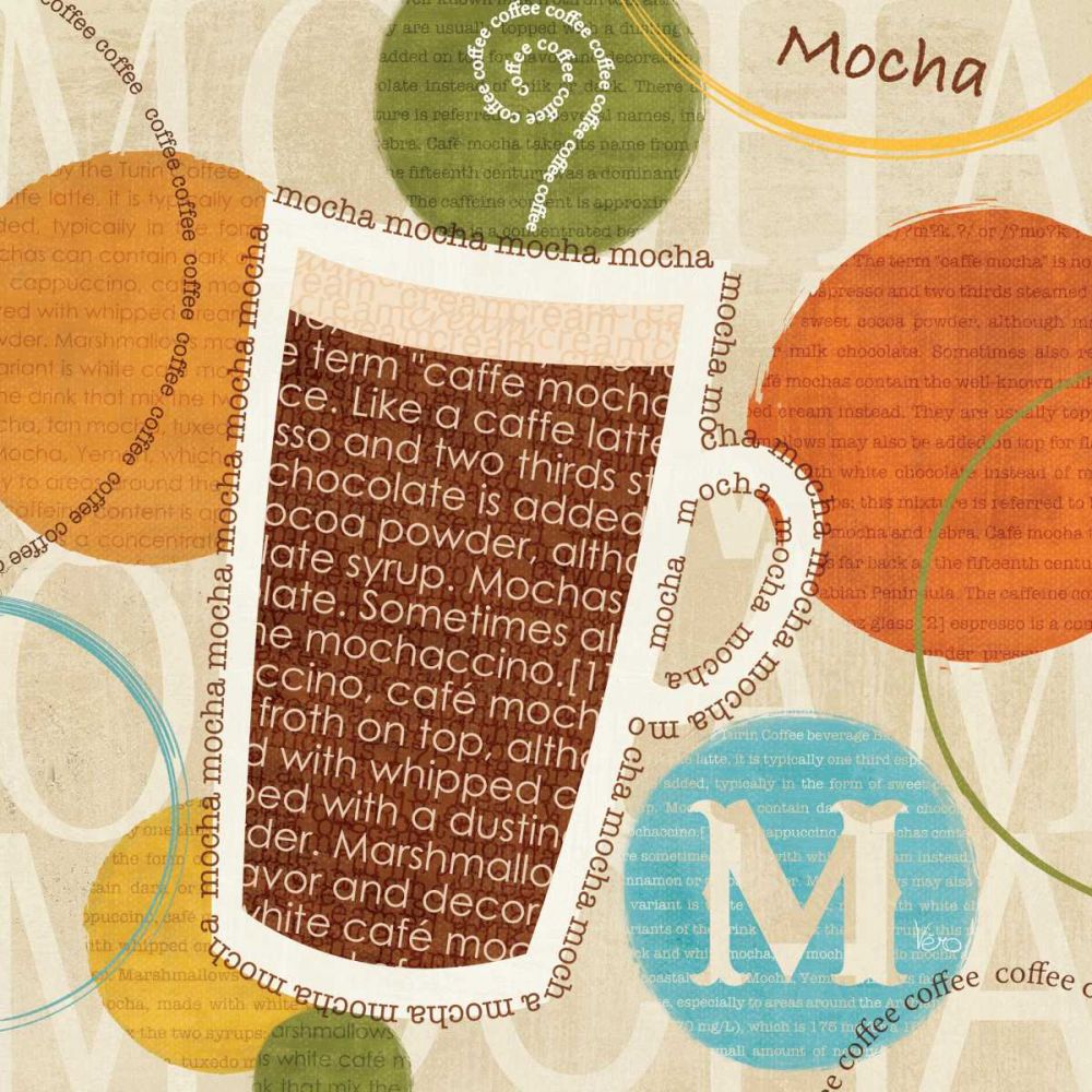 All About Coffee IV art print by Veronique Charron for $57.95 CAD