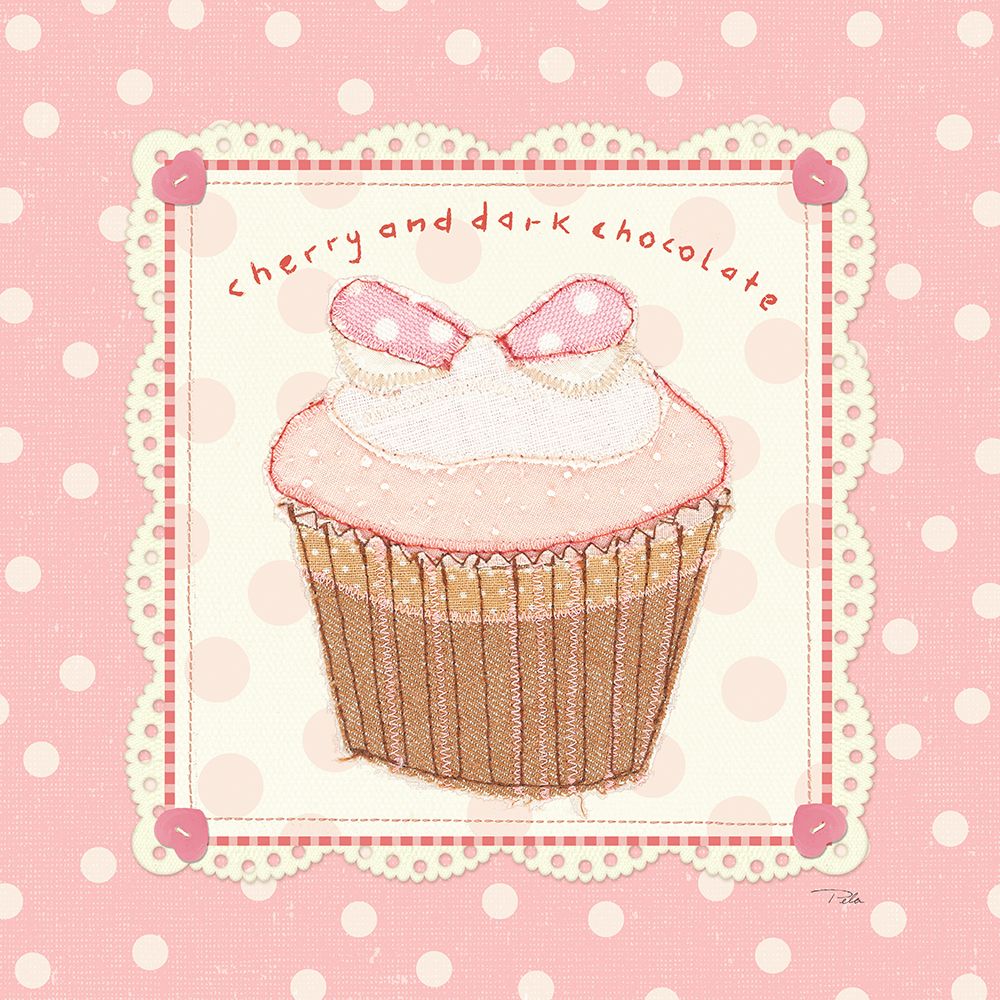Lil Cupcakes Pink II art print by Pela Studio for $57.95 CAD