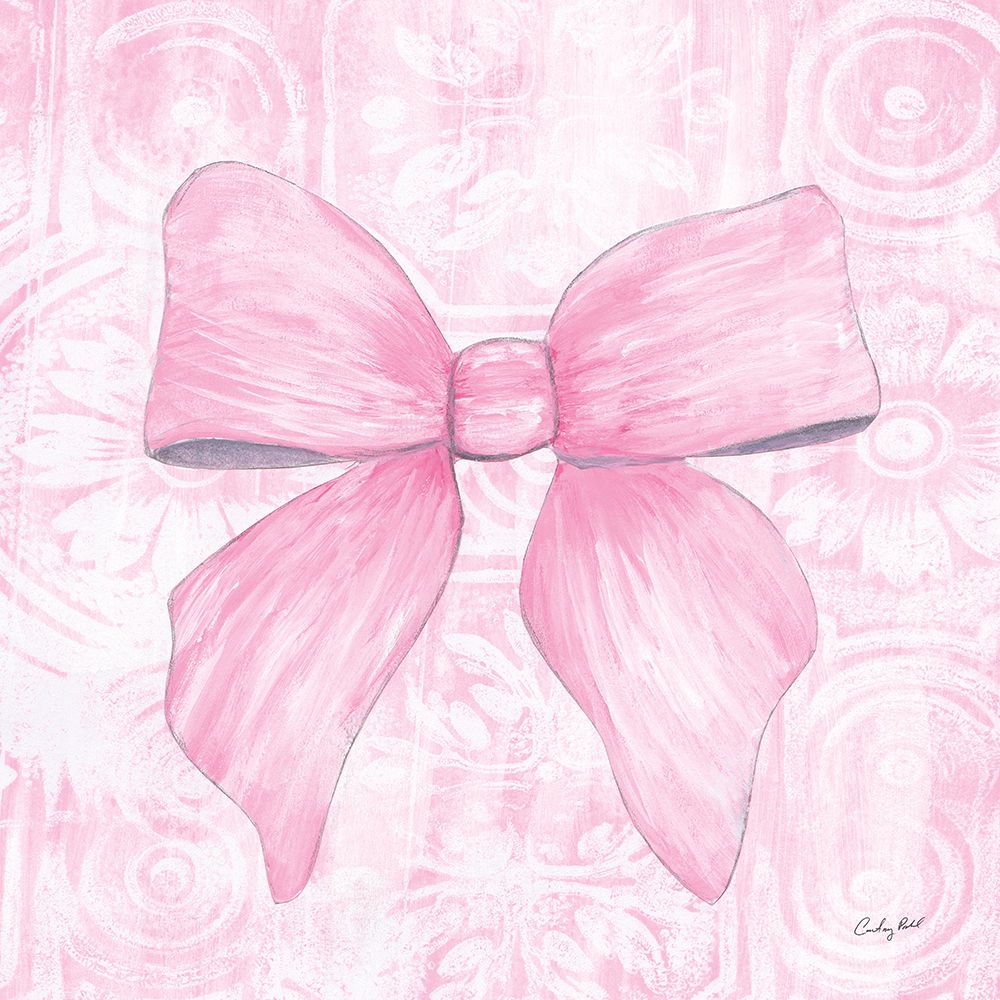 Pink Bow art print by Courtney Prahl for $57.95 CAD