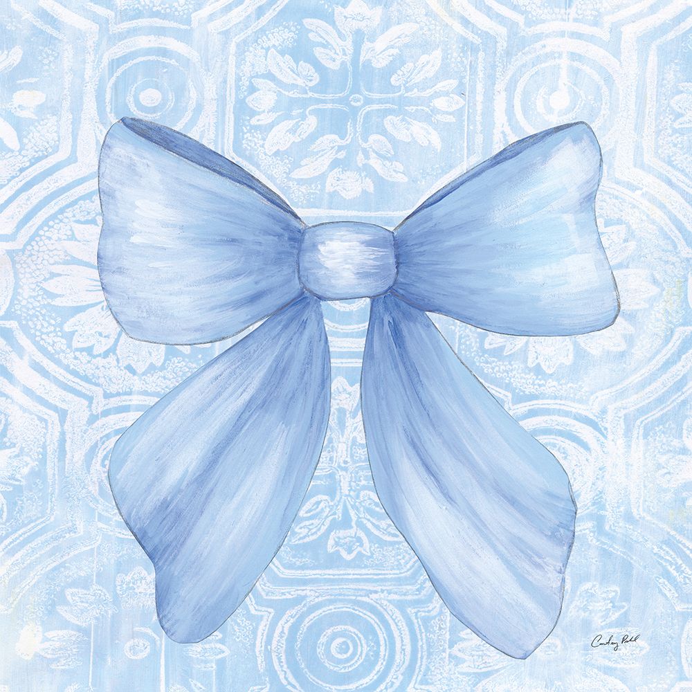 Blue Bow art print by Courtney Prahl for $57.95 CAD