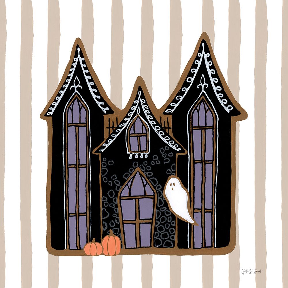 Spooky Gingerbread Manor I art print by Yvette St. Amant for $57.95 CAD