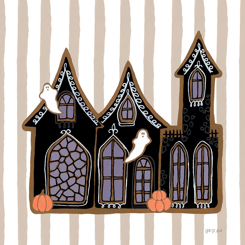 Spooky Gingerbread Manor II art print by Yvette St. Amant for $57.95 CAD