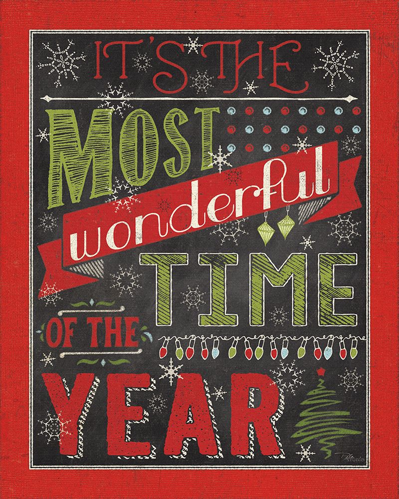 Holiday Talk Color I art print by Pela Studio for $57.95 CAD