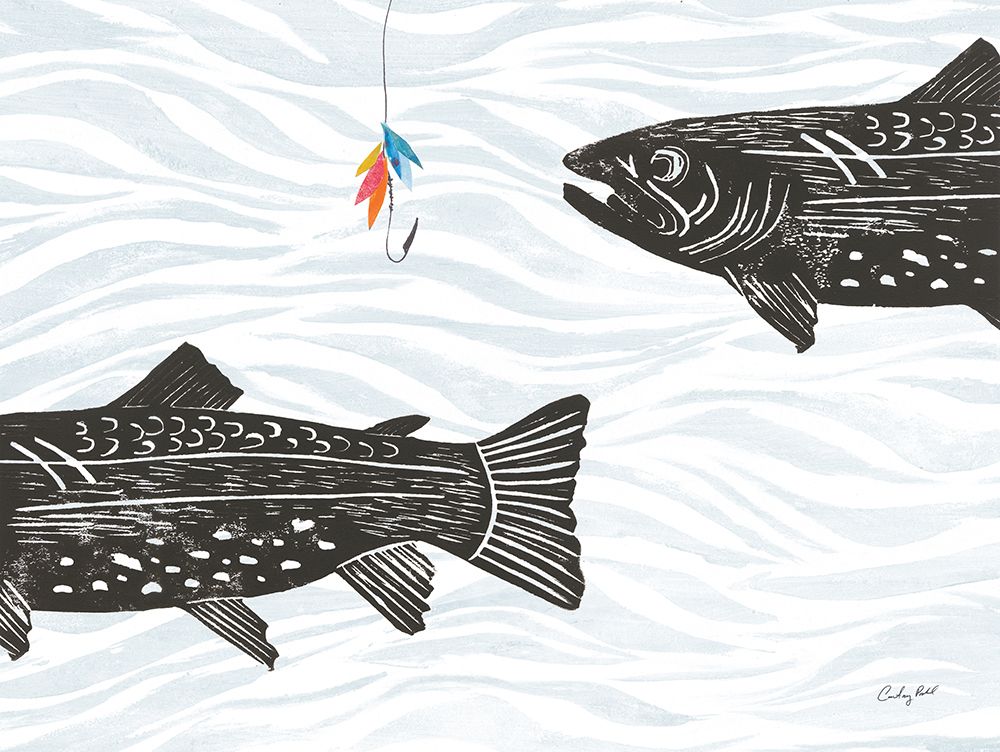 Fly Fishing II art print by Courtney Prahl for $57.95 CAD