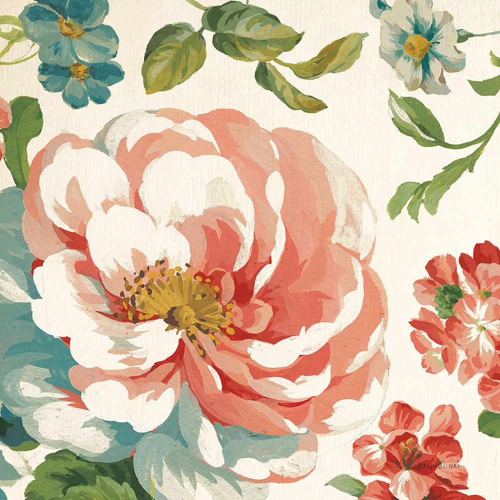 Elegant Floral III art print by Danhui Nai for $57.95 CAD