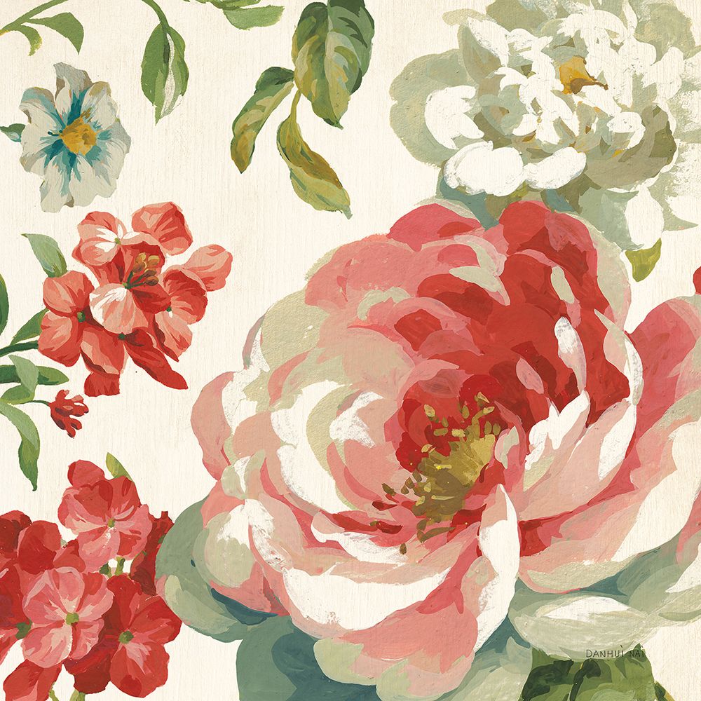 Elegant Floral IV art print by Danhui Nai for $57.95 CAD