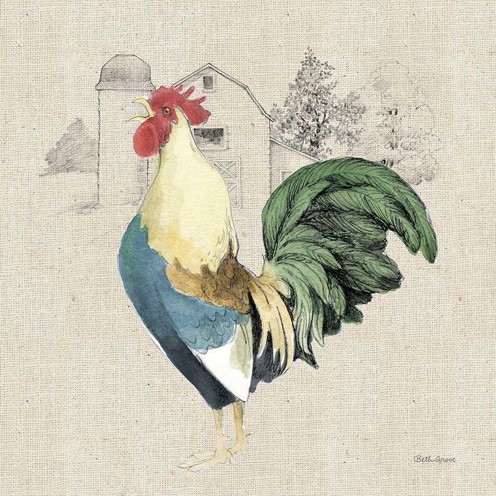 Farm To Table VI on Burlap art print by Beth Grove for $57.95 CAD
