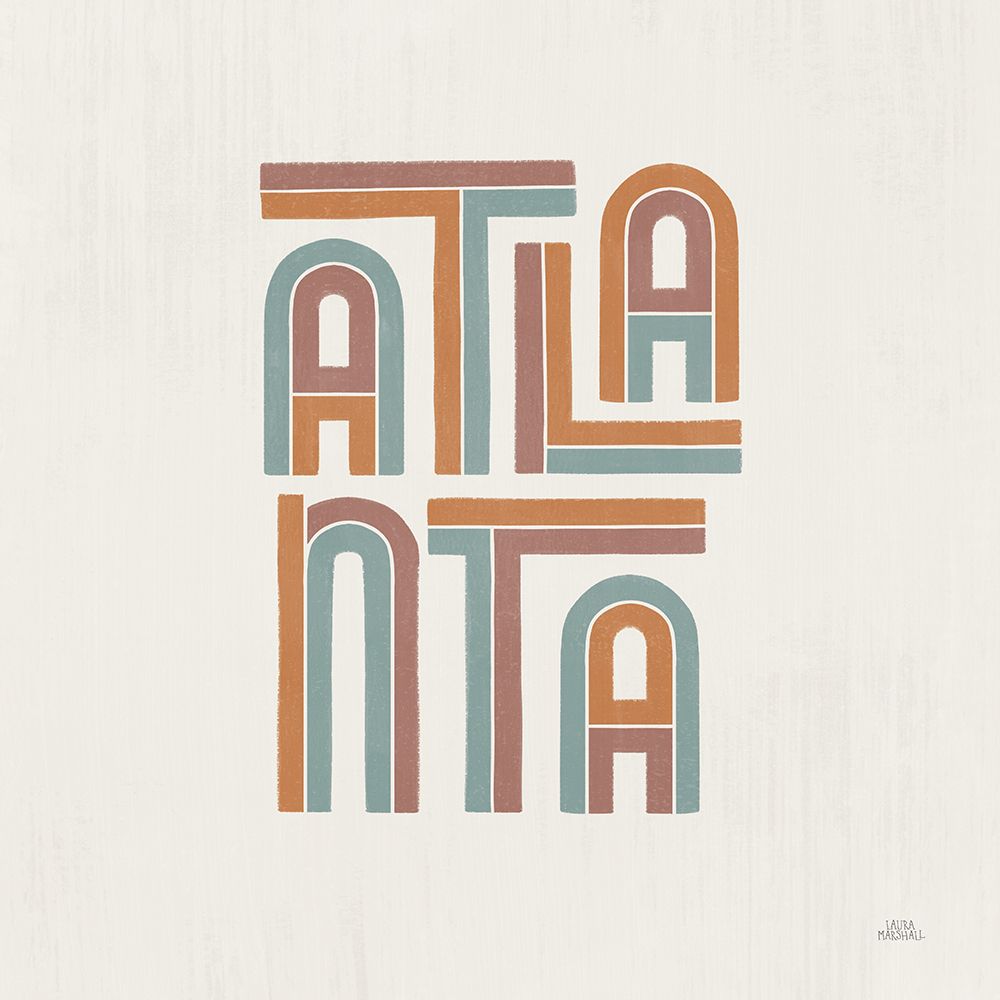 Atlanta art print by Laura Marshall for $57.95 CAD