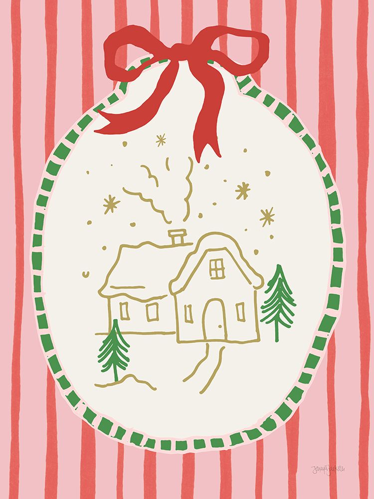 Christmas Doodle II art print by Jenaya Jackson for $57.95 CAD