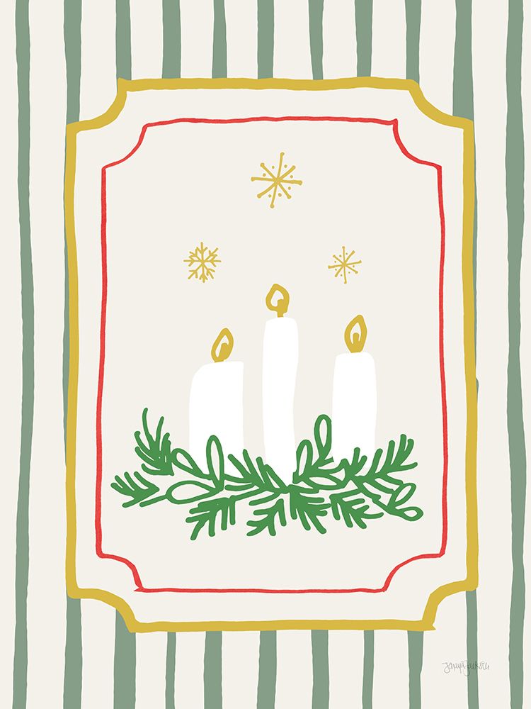 Christmas Doodle III art print by Jenaya Jackson for $57.95 CAD