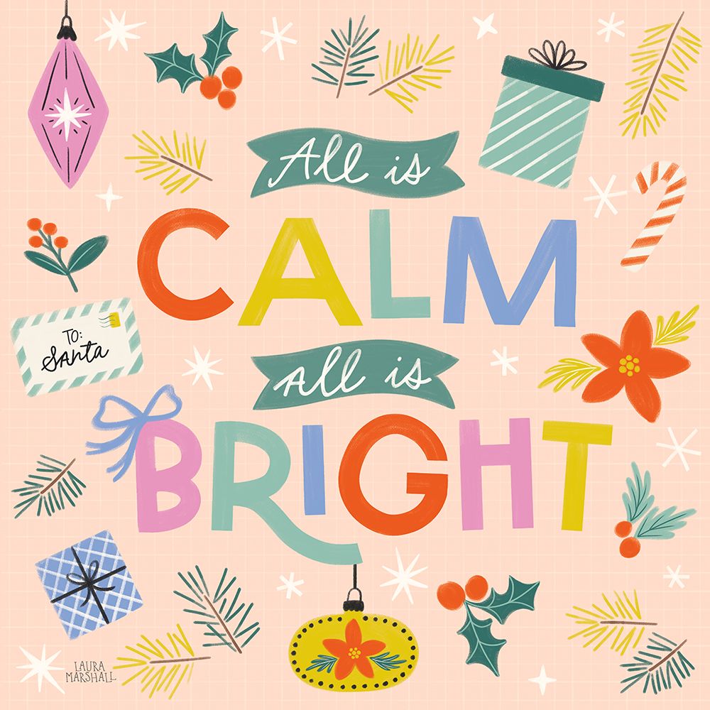 Bright Tidings II art print by Laura Marshall for $57.95 CAD