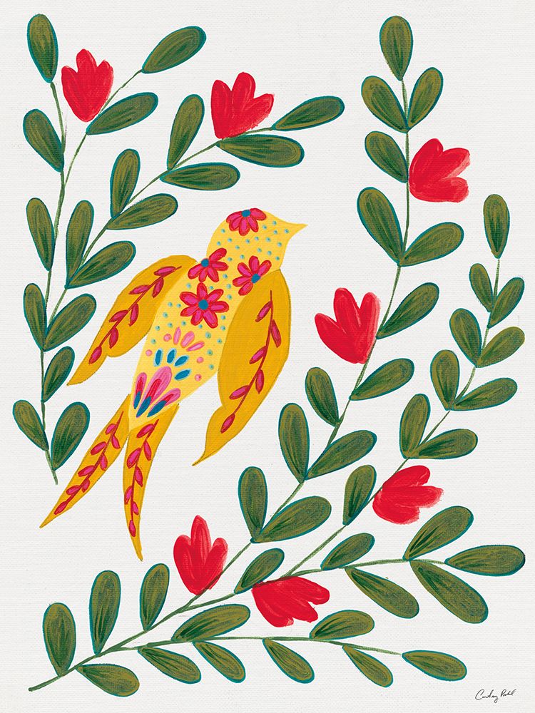 Folk Flight I art print by Courtney Prahl for $57.95 CAD