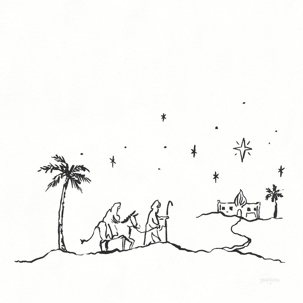 Simple Nativity I art print by Jenaya Jackson for $57.95 CAD
