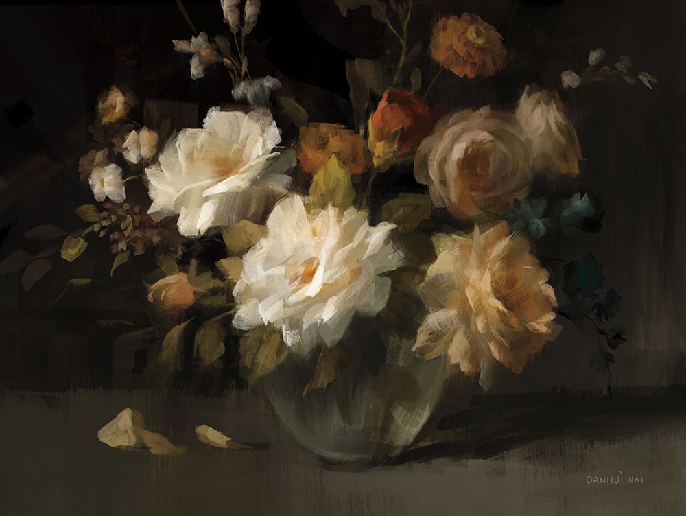 Moody Bouquet art print by Danhui Nai for $57.95 CAD