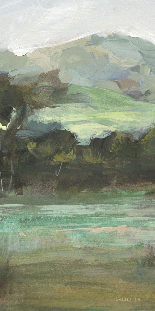 Gentle Day Neutral Triptych II art print by Danhui Nai for $57.95 CAD