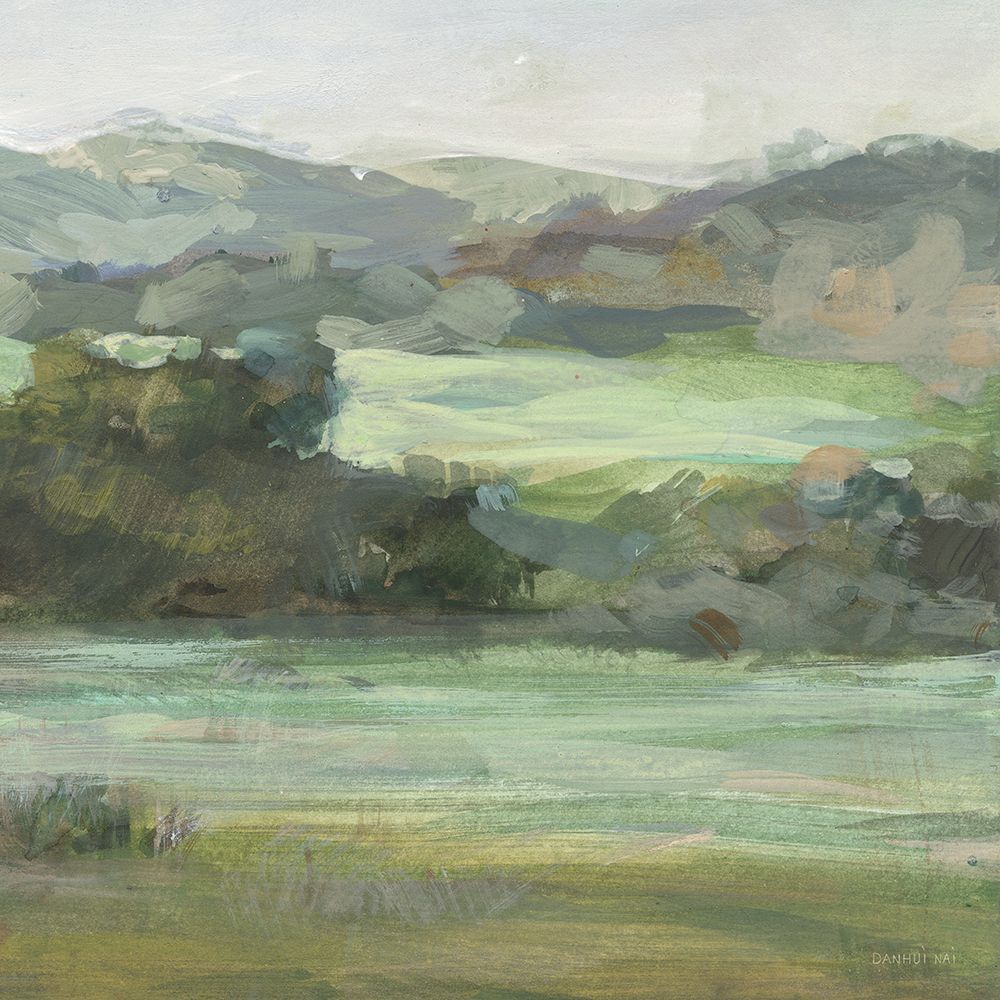 Gentle Day Neutral Triptych III art print by Danhui Nai for $57.95 CAD