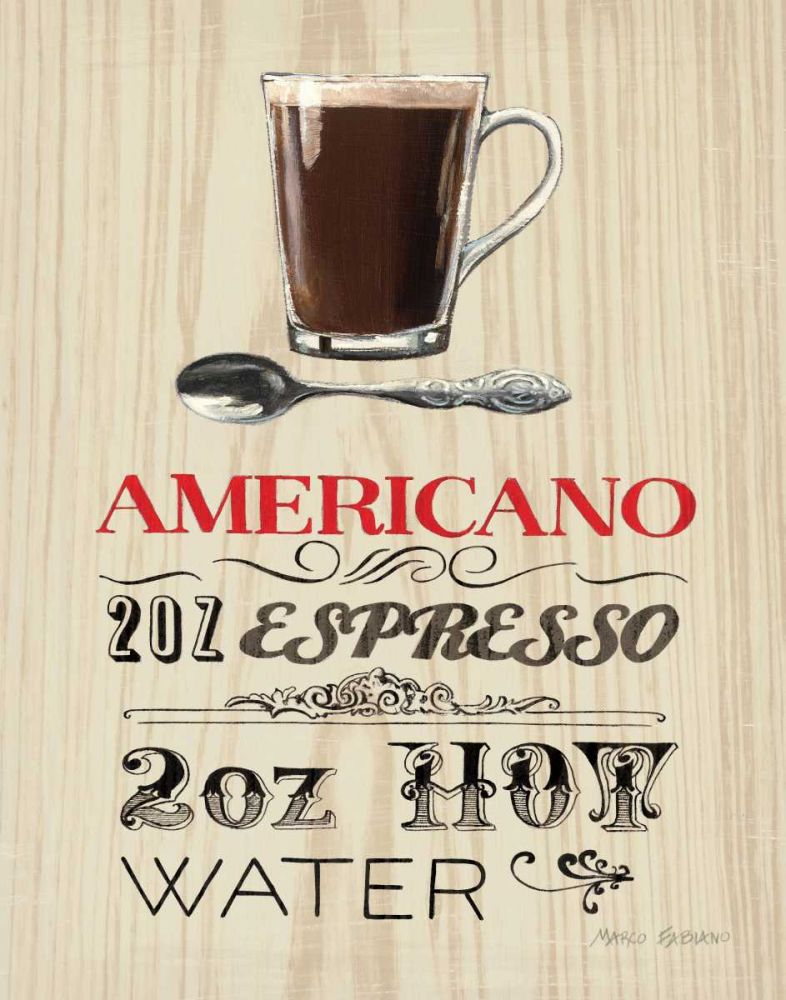 Americano art print by Marco Fabiano for $57.95 CAD