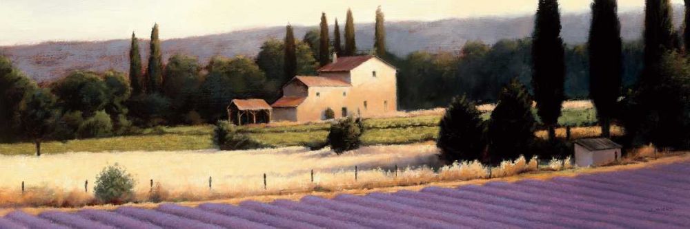 Lavender Fields Panel II Crop art print by James Wiens for $57.95 CAD