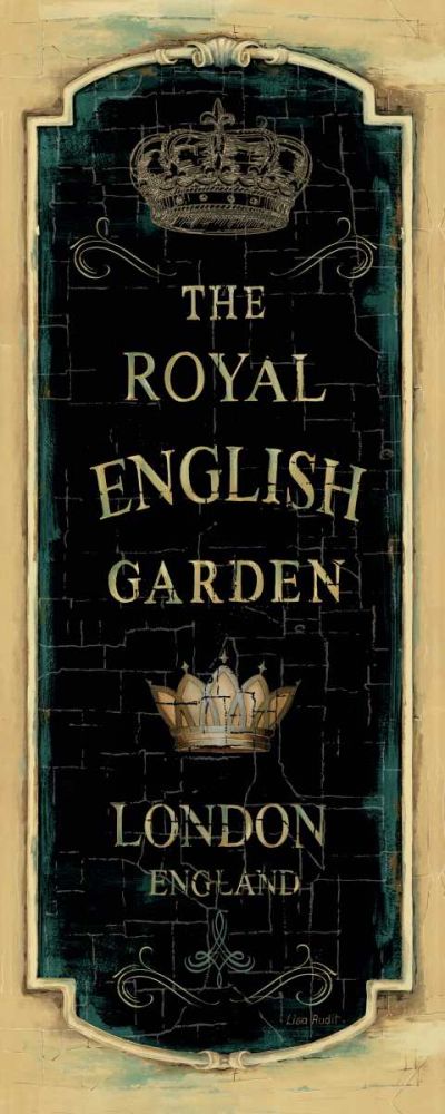 Garden View IX - Royal English art print by Lisa Audit for $57.95 CAD