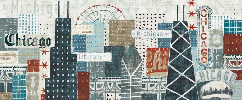 Hey Chicago Crop art print by Michael Mullan for $57.95 CAD