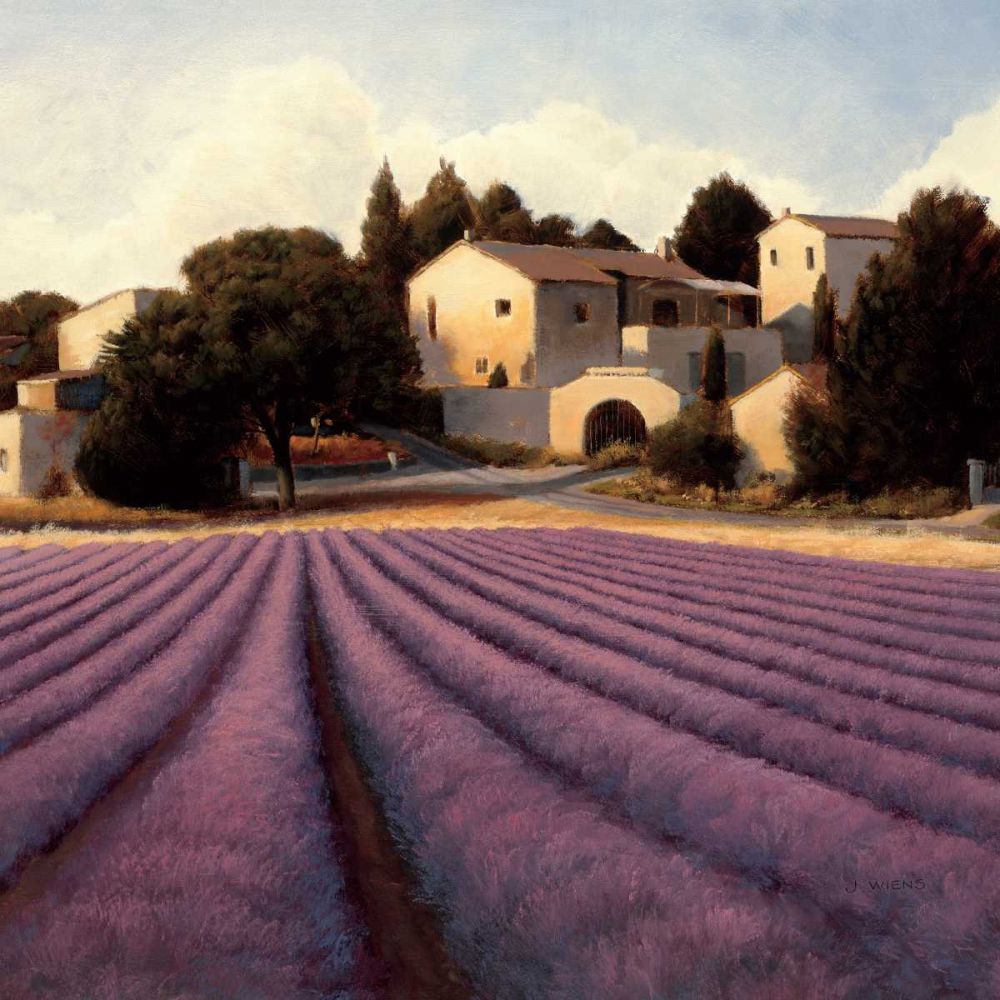 Lavender Fields I art print by James Wiens for $57.95 CAD