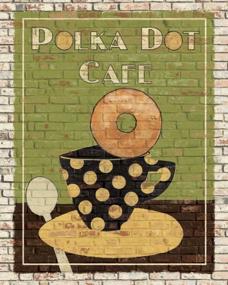 Polka Dot Cafe art print by Avery Tillmon for $57.95 CAD