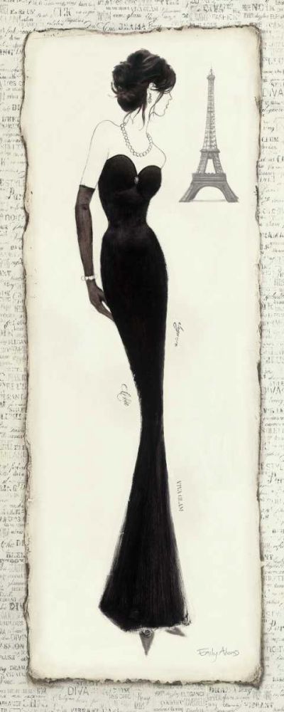 Elegance Diva II art print by Emily Adams for $57.95 CAD
