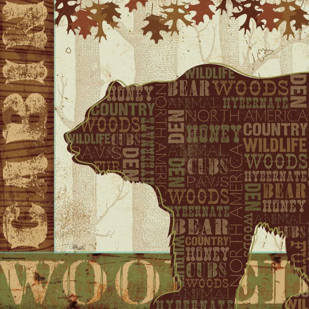 Woodland Words II art print by Pela Studio for $57.95 CAD
