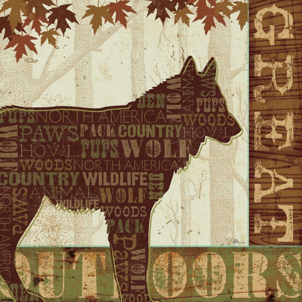 Woodland Words III art print by Pela Studio for $57.95 CAD