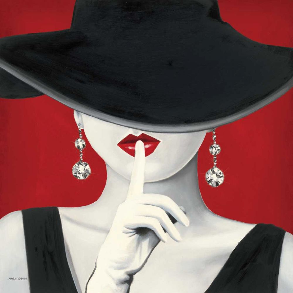 Haute Chapeau Rouge I art print by Marco Fabiano for $57.95 CAD