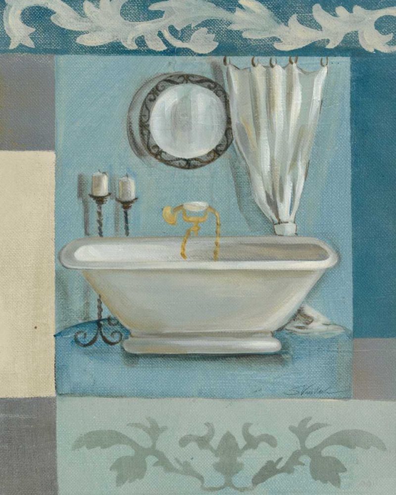 Antique Bath II art print by Silvia Vassileva for $57.95 CAD