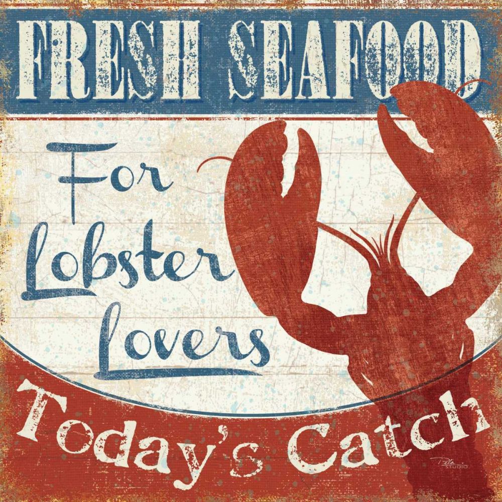 Fresh Seafood I art print by Pela Studio for $57.95 CAD