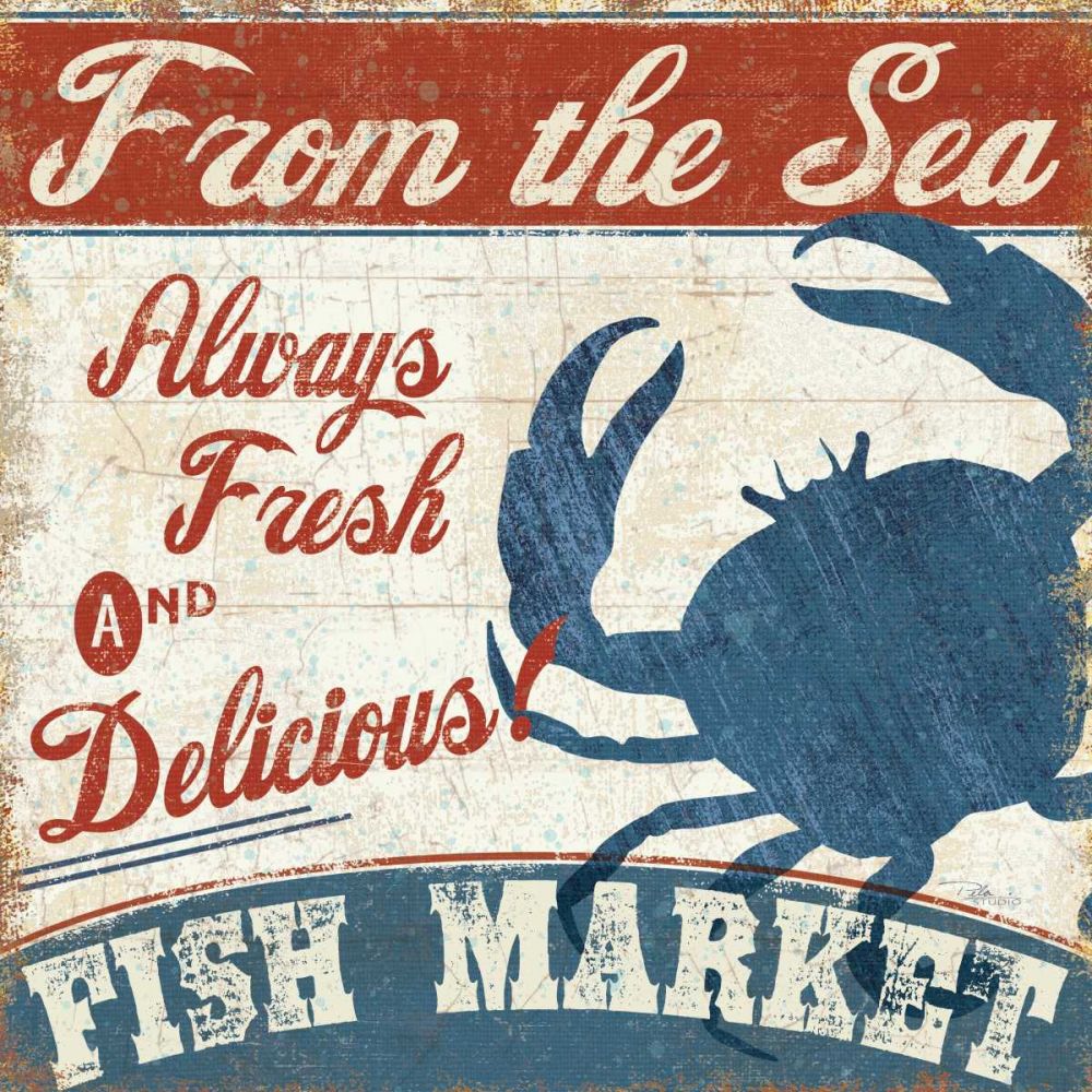 Fresh Seafood IV art print by Pela Studio for $57.95 CAD