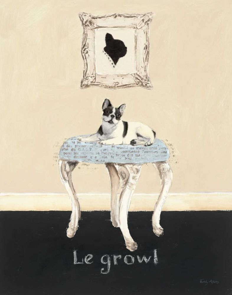 Le Growl art print by Emily Adams for $57.95 CAD