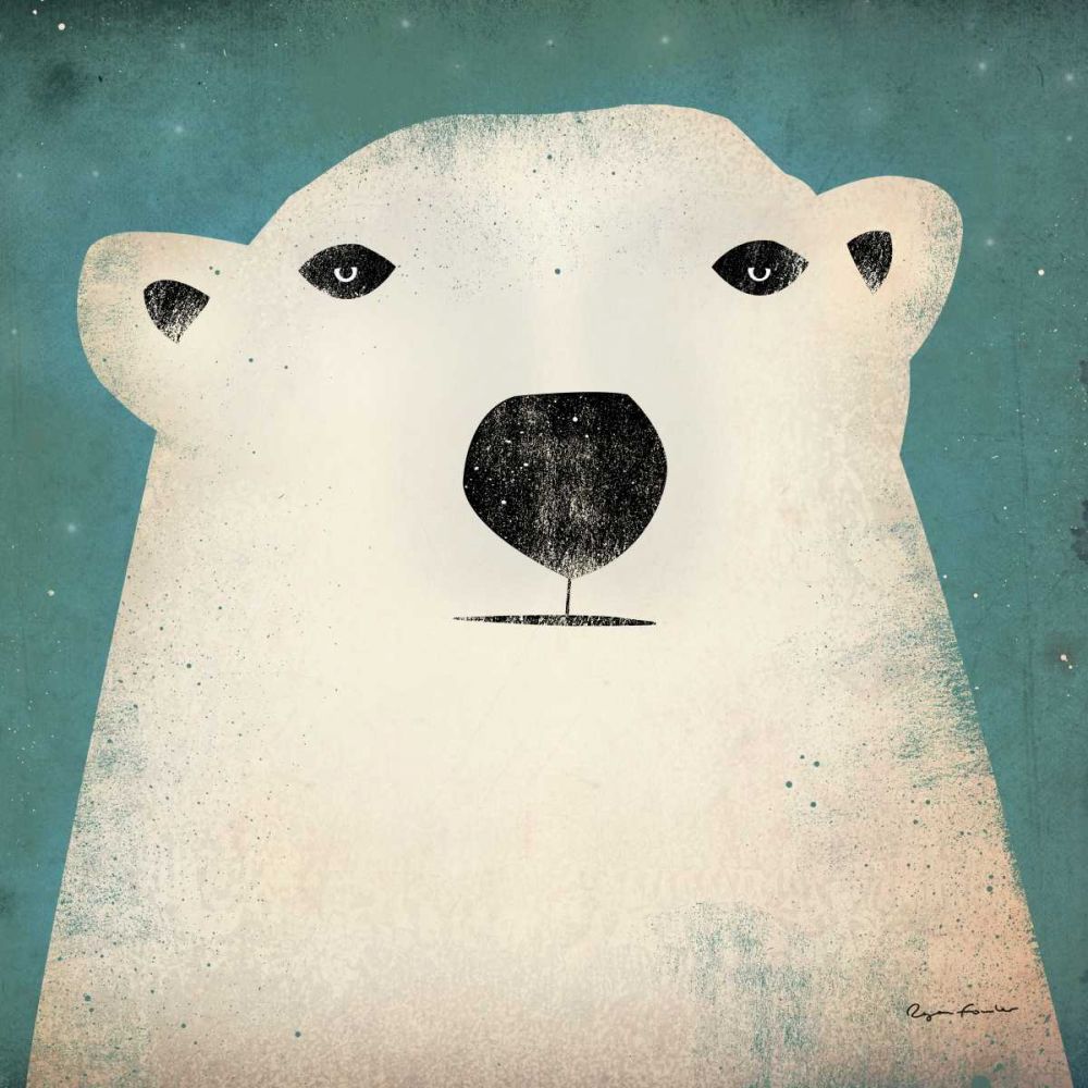 Polar Bear art print by Ryan Fowler for $57.95 CAD
