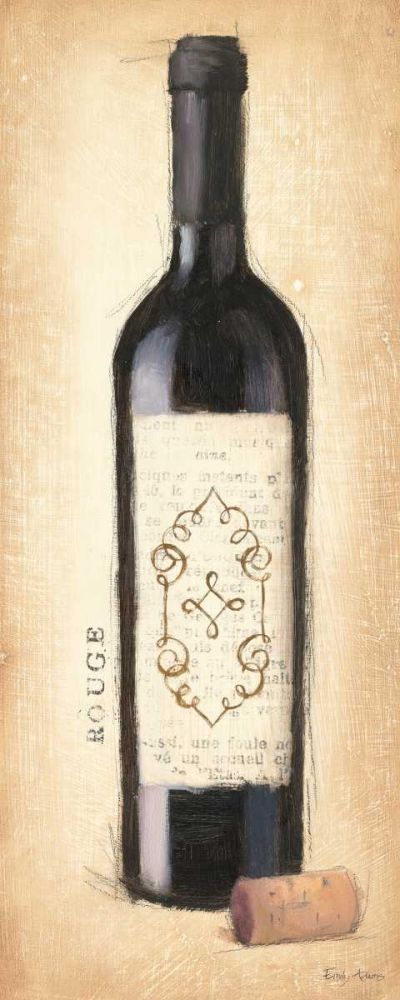 Vintage Rouge Bottle art print by Emily Adams for $57.95 CAD