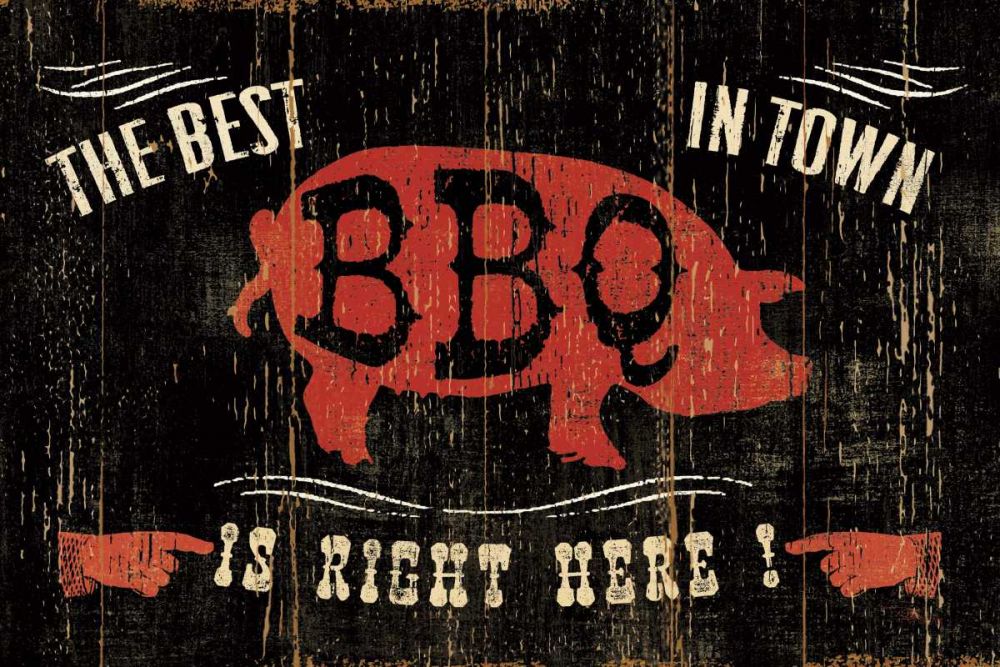 The Best BBQ in Town art print by Pela Studio for $57.95 CAD