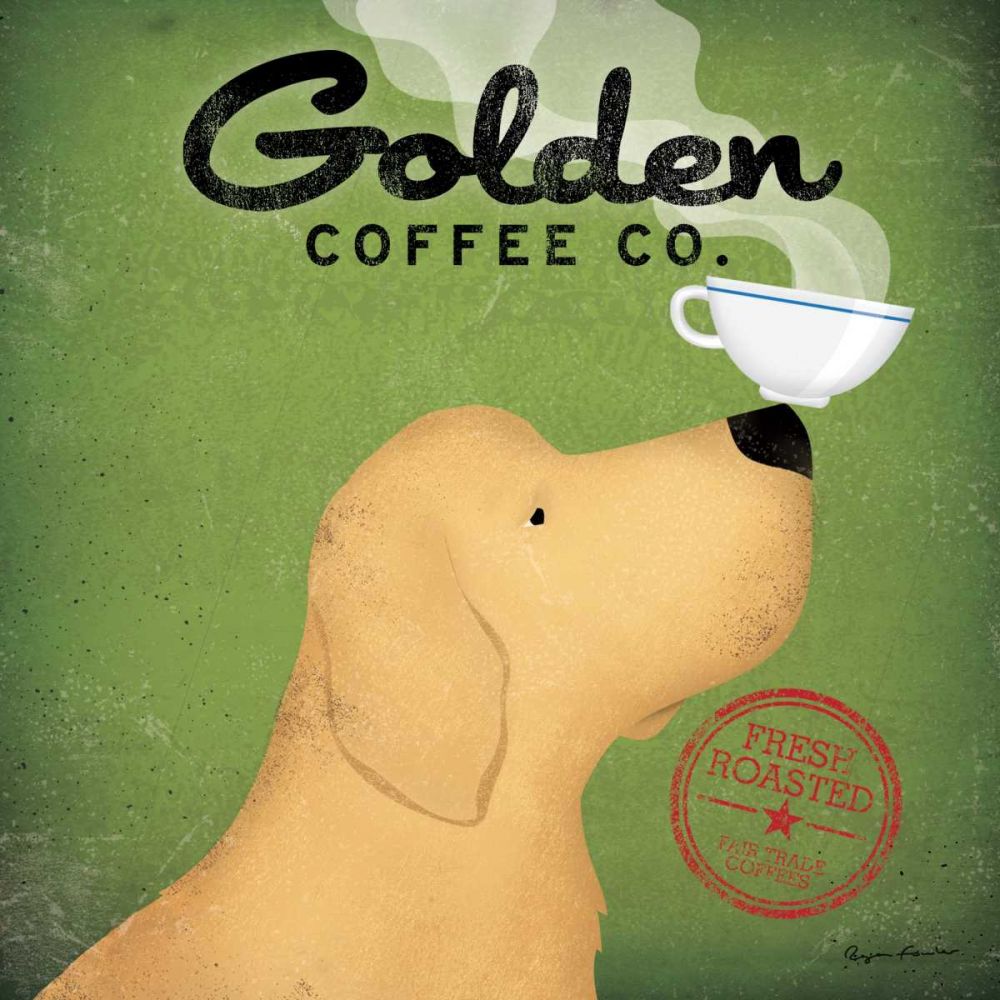 Golden Coffee Co. art print by Ryan Fowler for $57.95 CAD