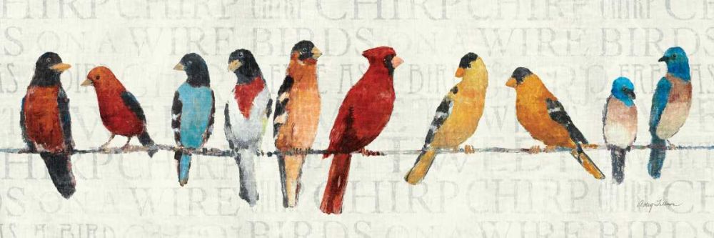 The Usual Suspects - Birds on a Wire art print by Avery Tillmon for $57.95 CAD